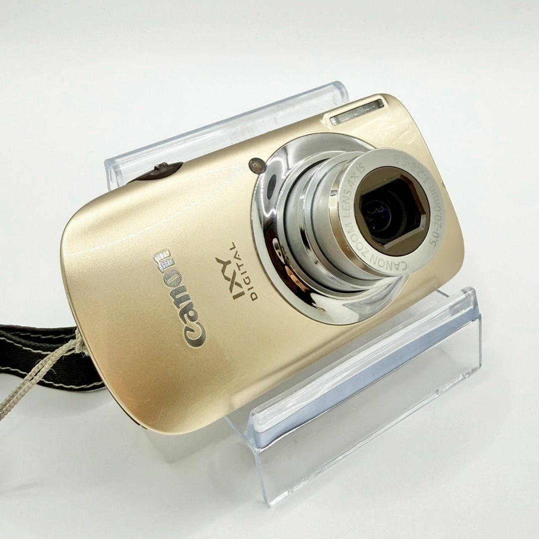 【美品】Canon IXY 510 IS コンデジ ゴールド 充電器付