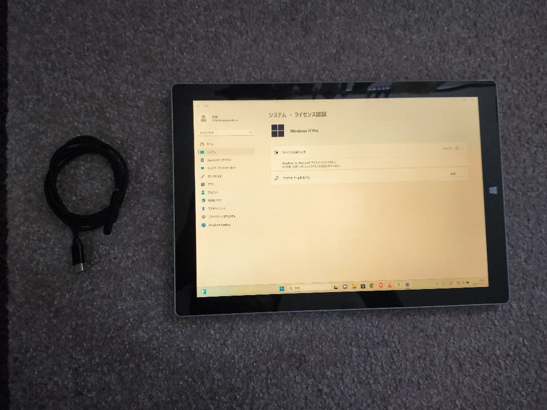 Windowsタブレット本体 Microsoft Surface 256GB Windows 11pro