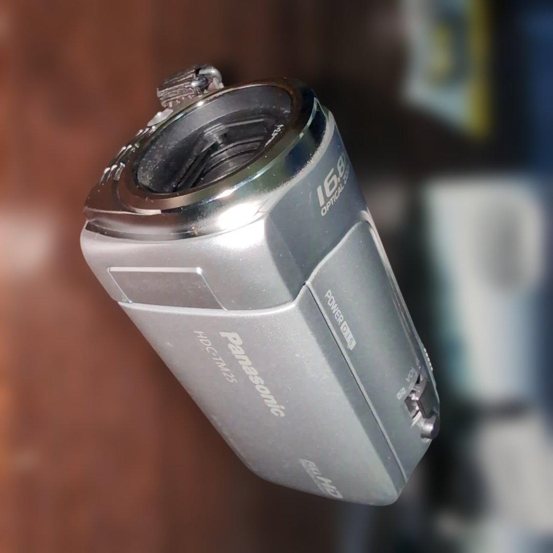 Panasonic TM25 ビデオカメラ シルバー