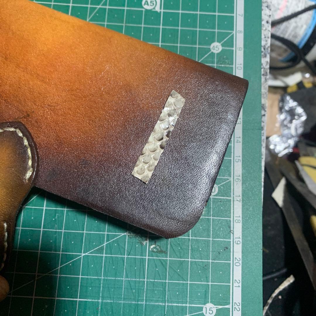 オーダー　栃木レザー　iPhon17ケース ビンテージブラウン