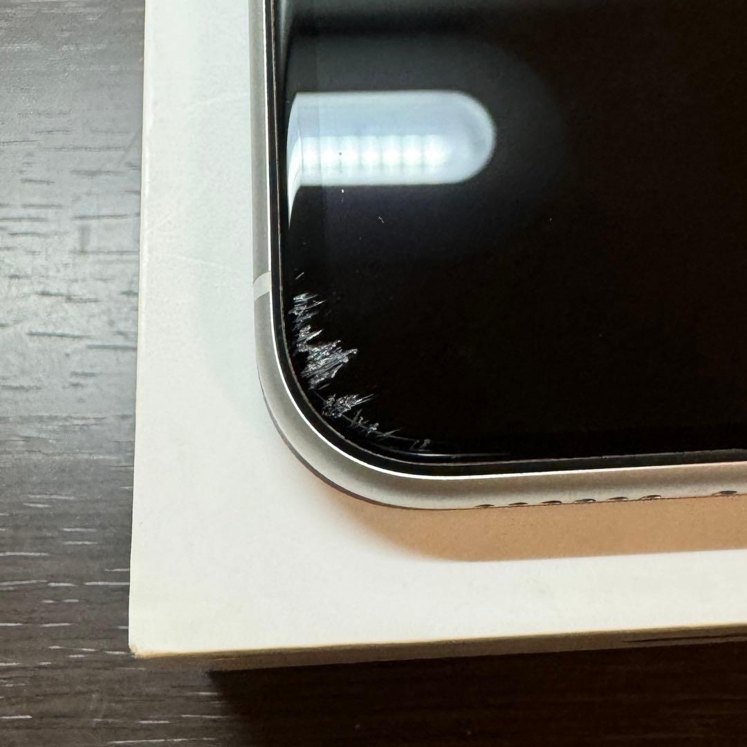 訳あり iPhoneXR 128GB ホワイト SIMフリー 白飛びあり