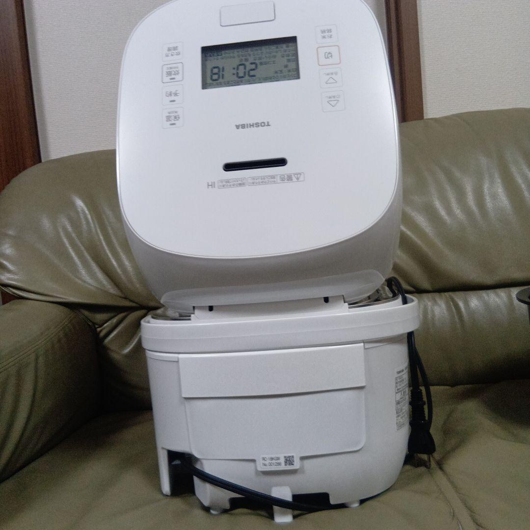 TOSHIBA 真空圧力IH炊飯器 炎匠炊き 1升炊き RC-18KGW(W)