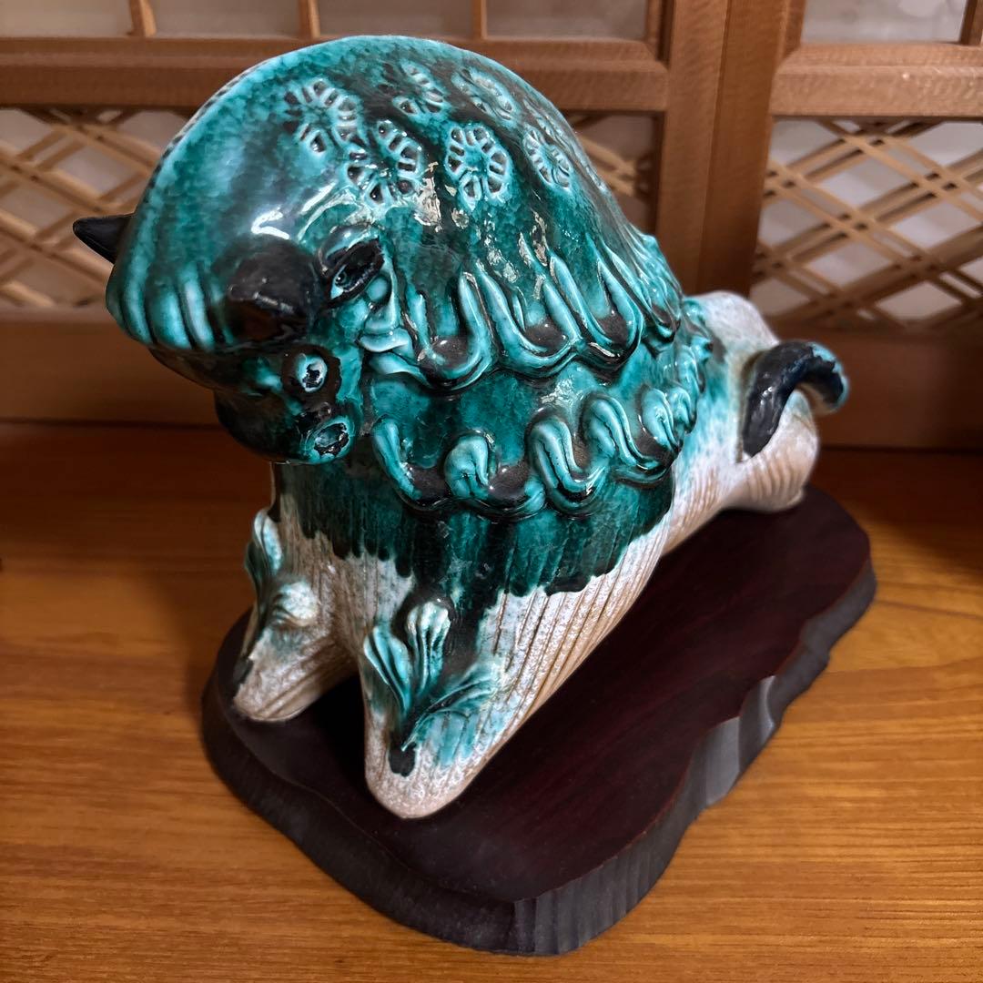 【お買い得】牛　馬　陶器　置物