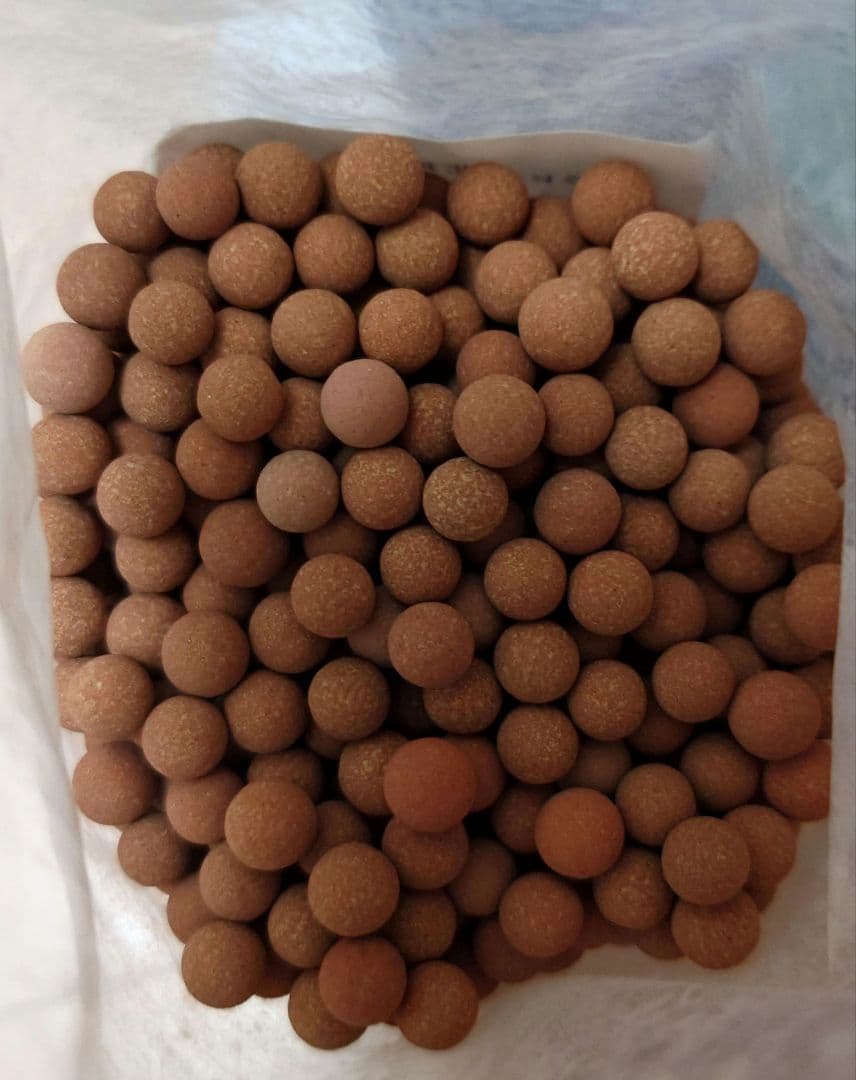 北投石+ラドン鉱石セラミックボール　500g チャイナロマン　デバイス社製