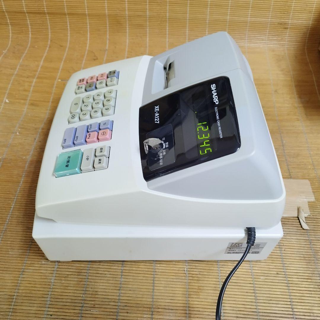 SHARPレジスター　XE-A127　簡単便利特殊　送料込　1270355