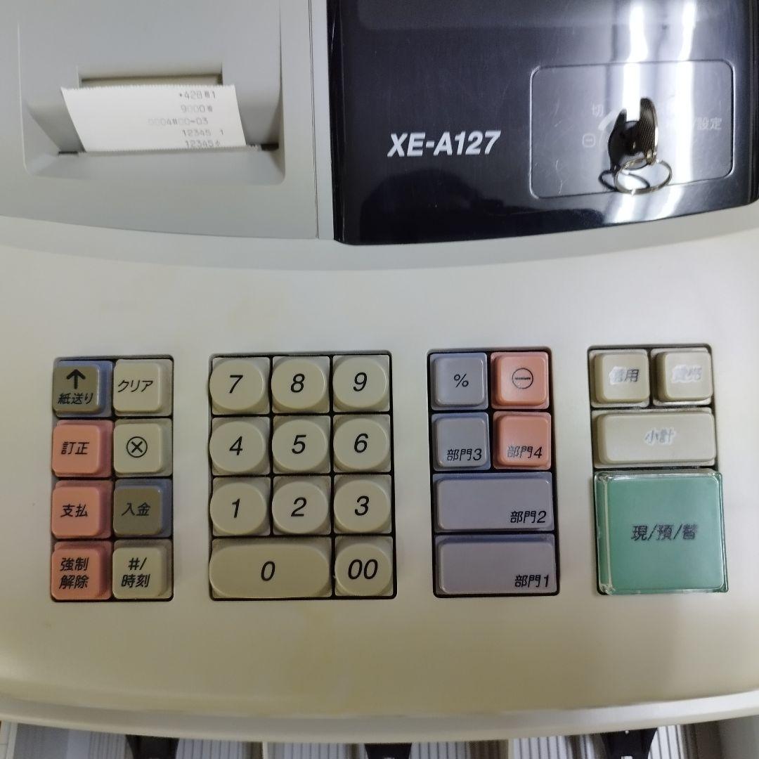 SHARPレジスター　XE-A127　簡単便利特殊　送料込　1270355