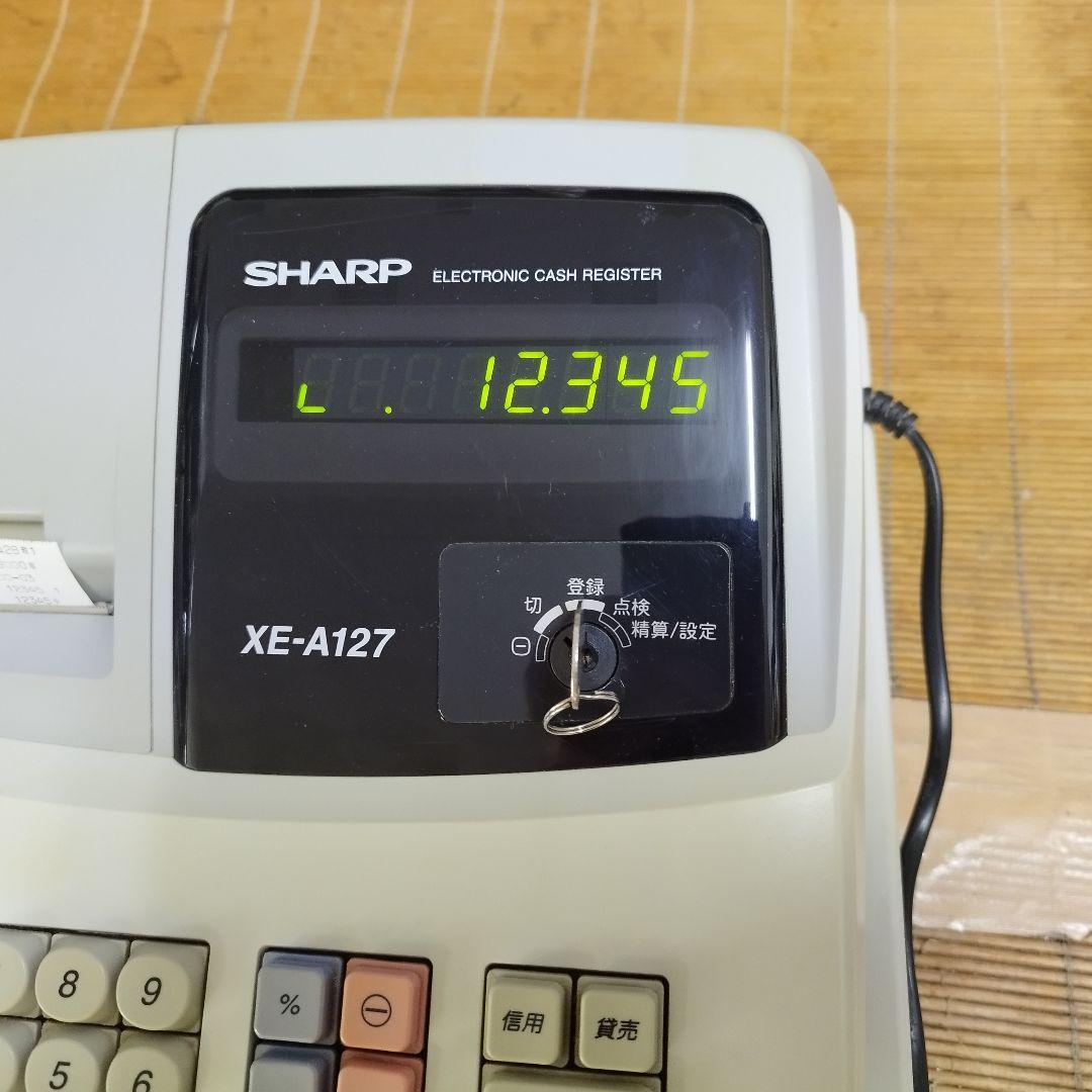 SHARPレジスター　XE-A127　簡単便利特殊　送料込　1270355