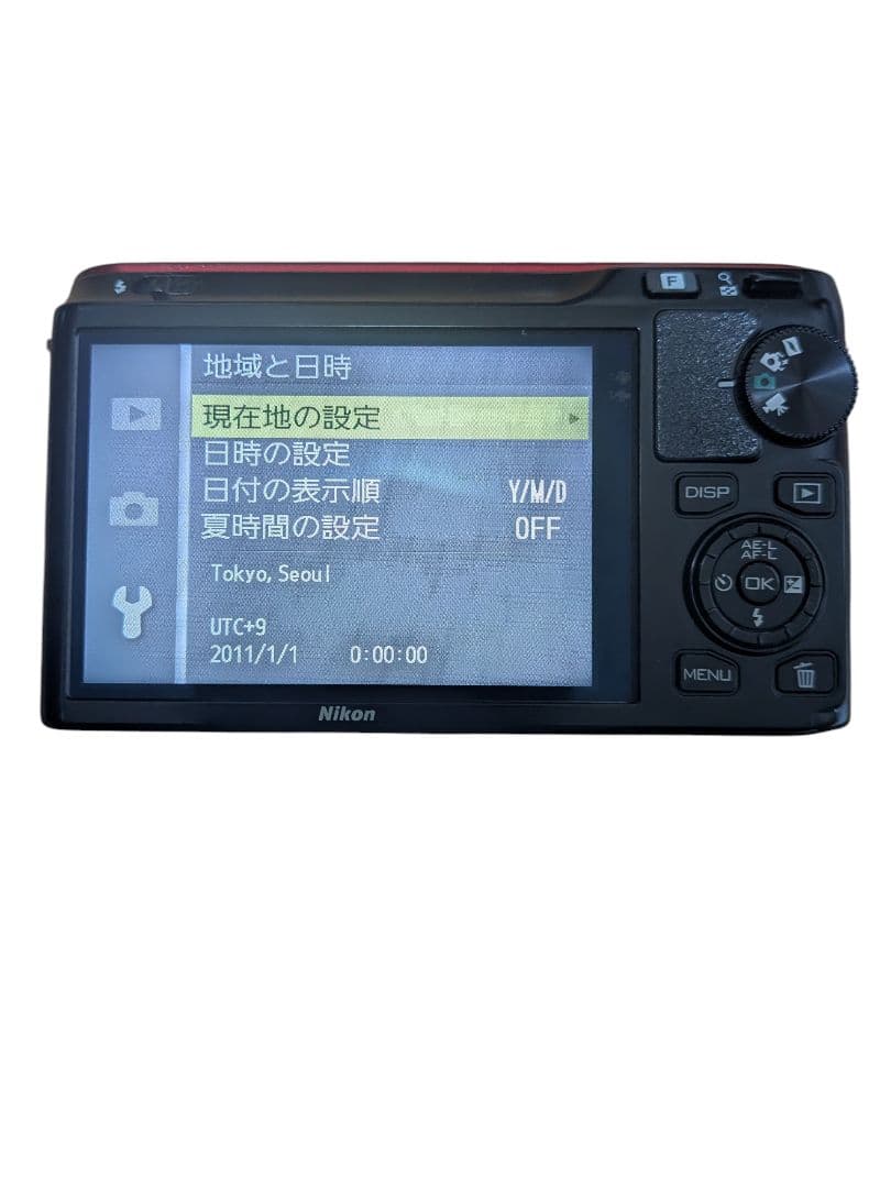 Nikon J1 レッド コンパクトデジタルカメラ レンズ2個セット