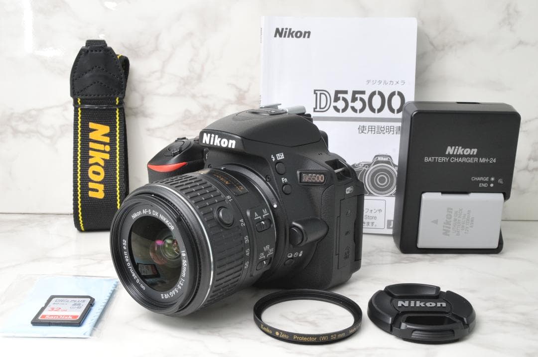 美品 ショット数新品級❣️Nikon D5500⭐️Wi-Fi スマホ転送