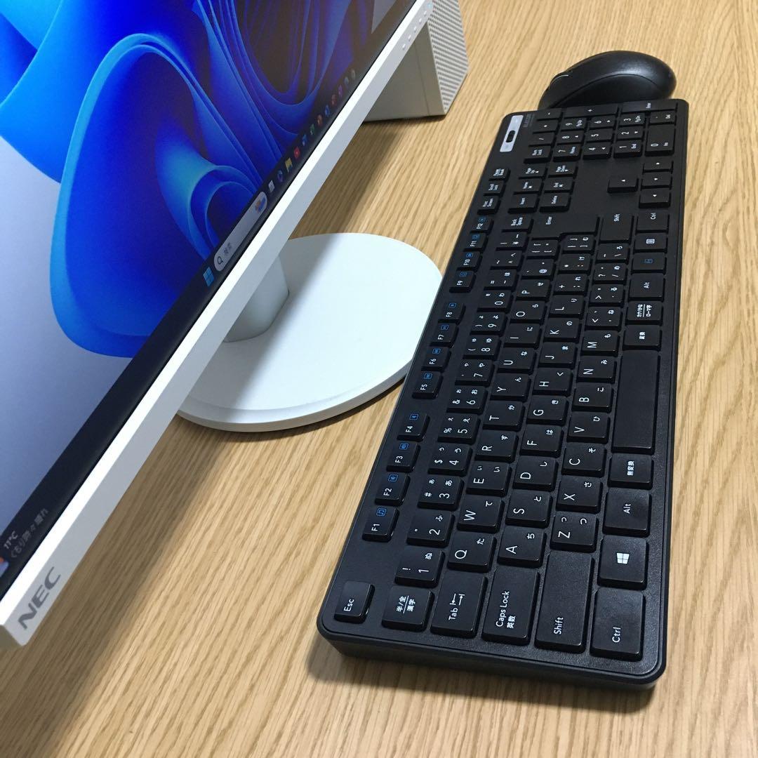 NEC Mate Win11 8世代i3 8Gメモリ SSD+HDD 23.8'
