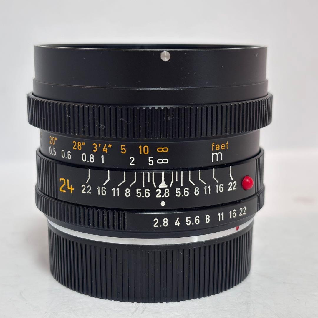 【美品】LEICA Elmarit-R 24mm F2.8 3cam
