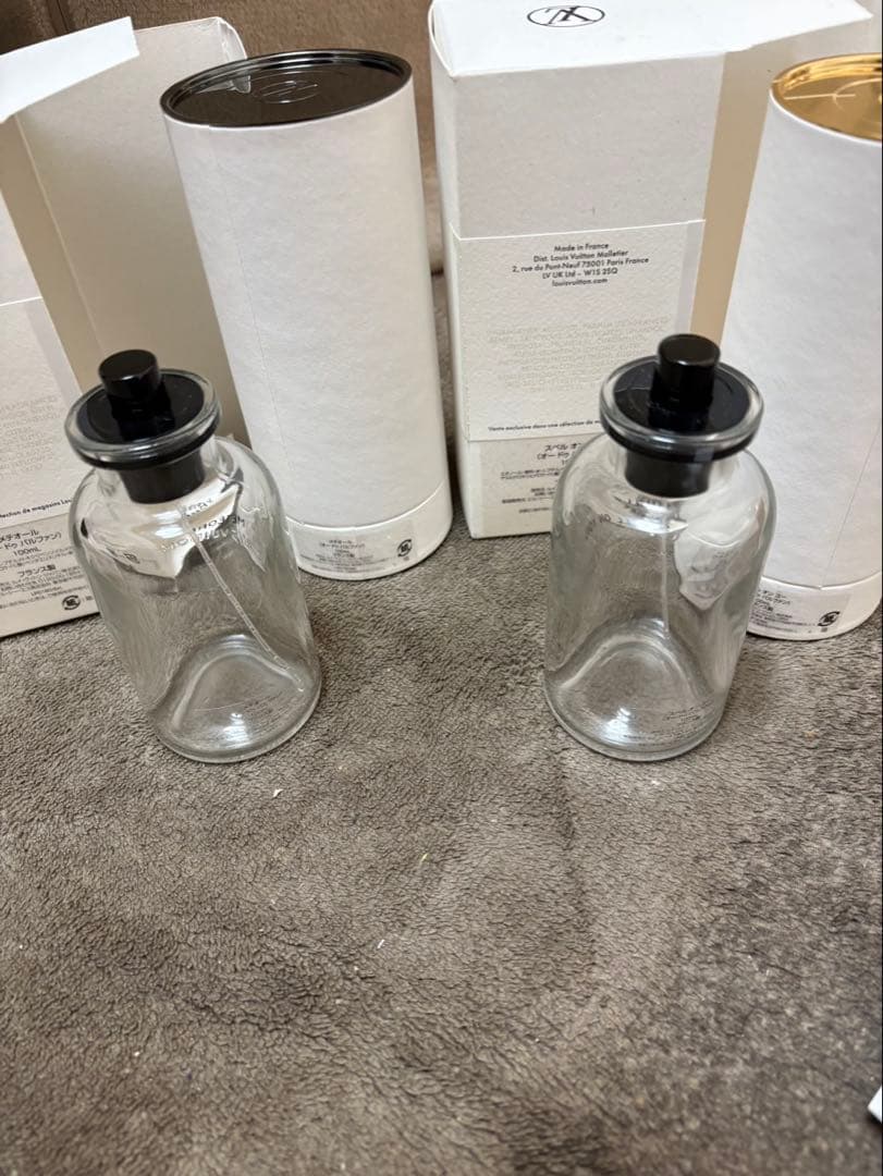 VUITTON 香水 箱＆空き瓶 プッシュ付き