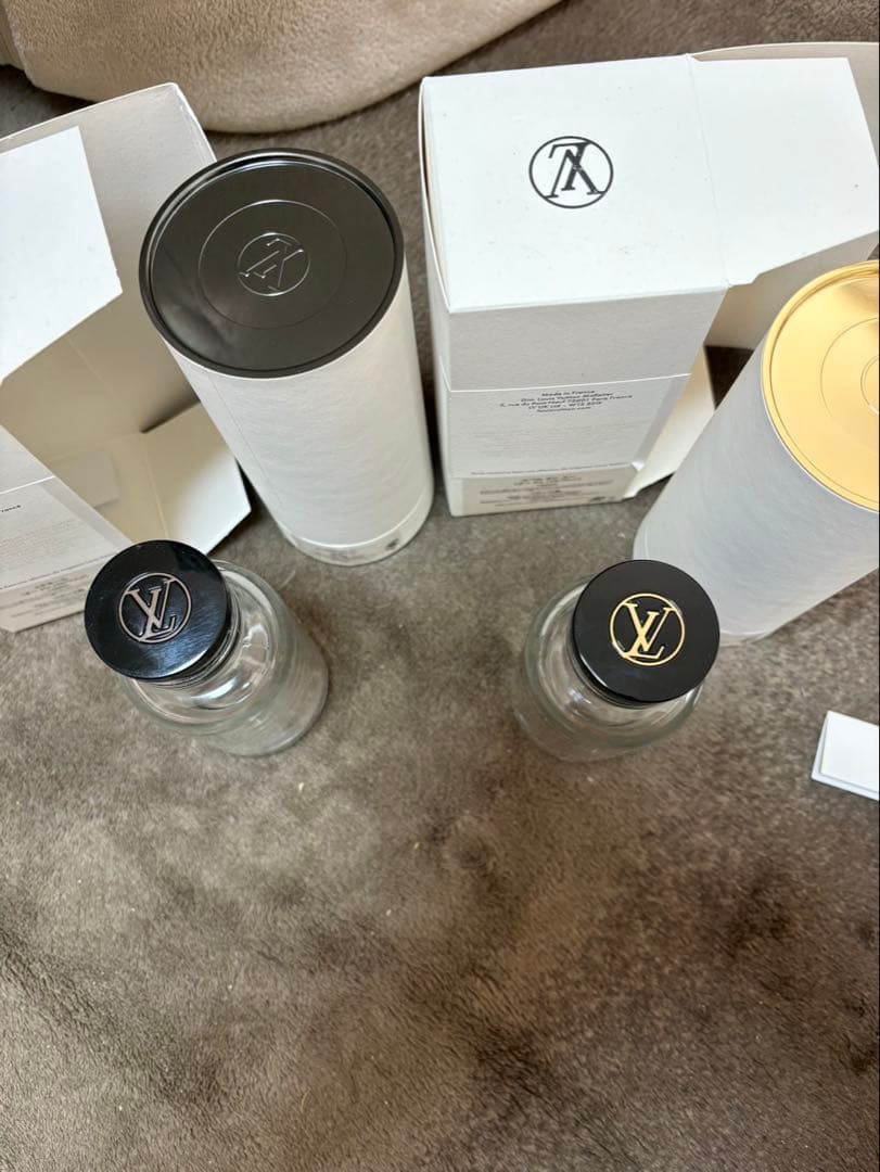 VUITTON 香水 箱＆空き瓶 プッシュ付き
