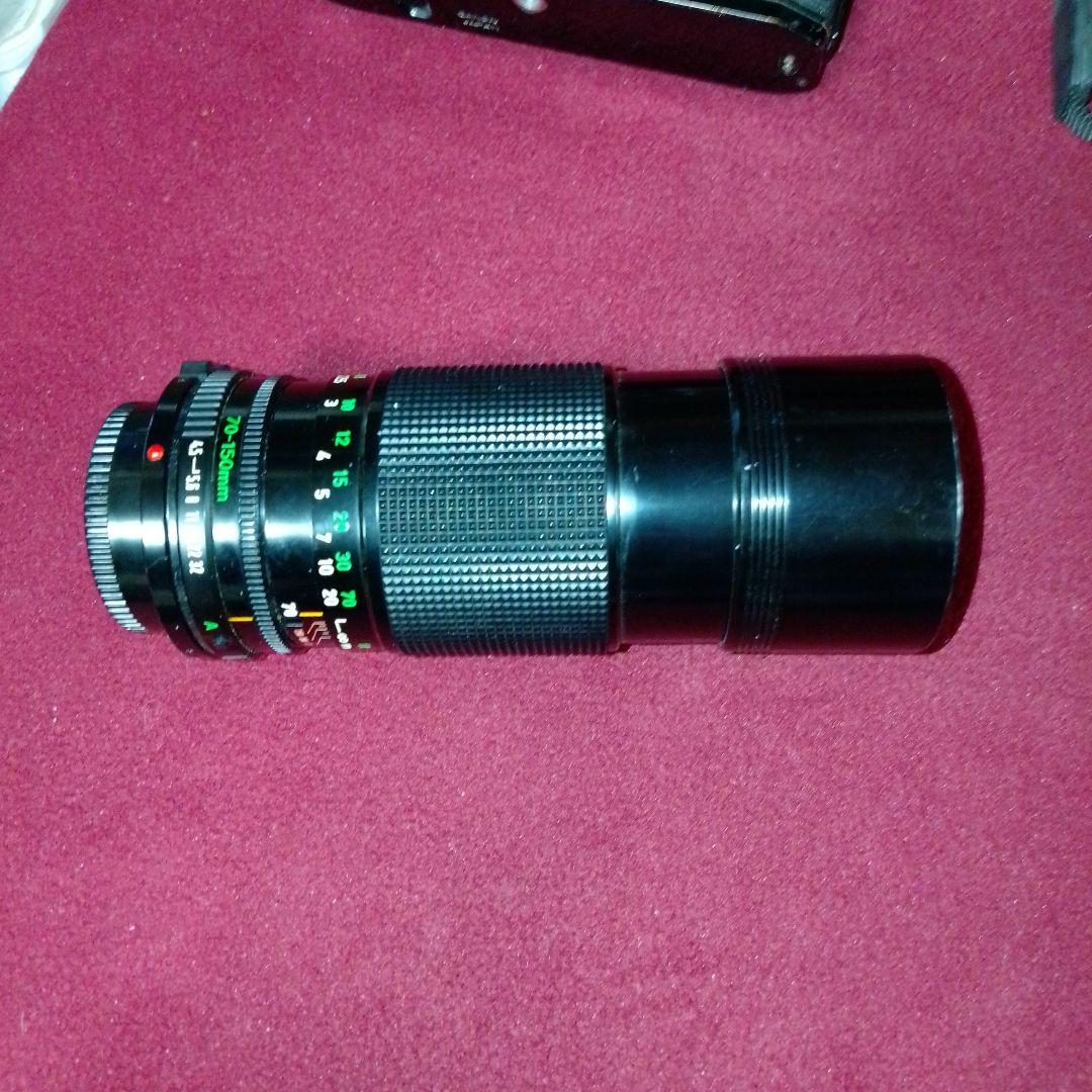 Canon AE-1 フィルムカメラ 70-150mmレンズ付き　動作未確認