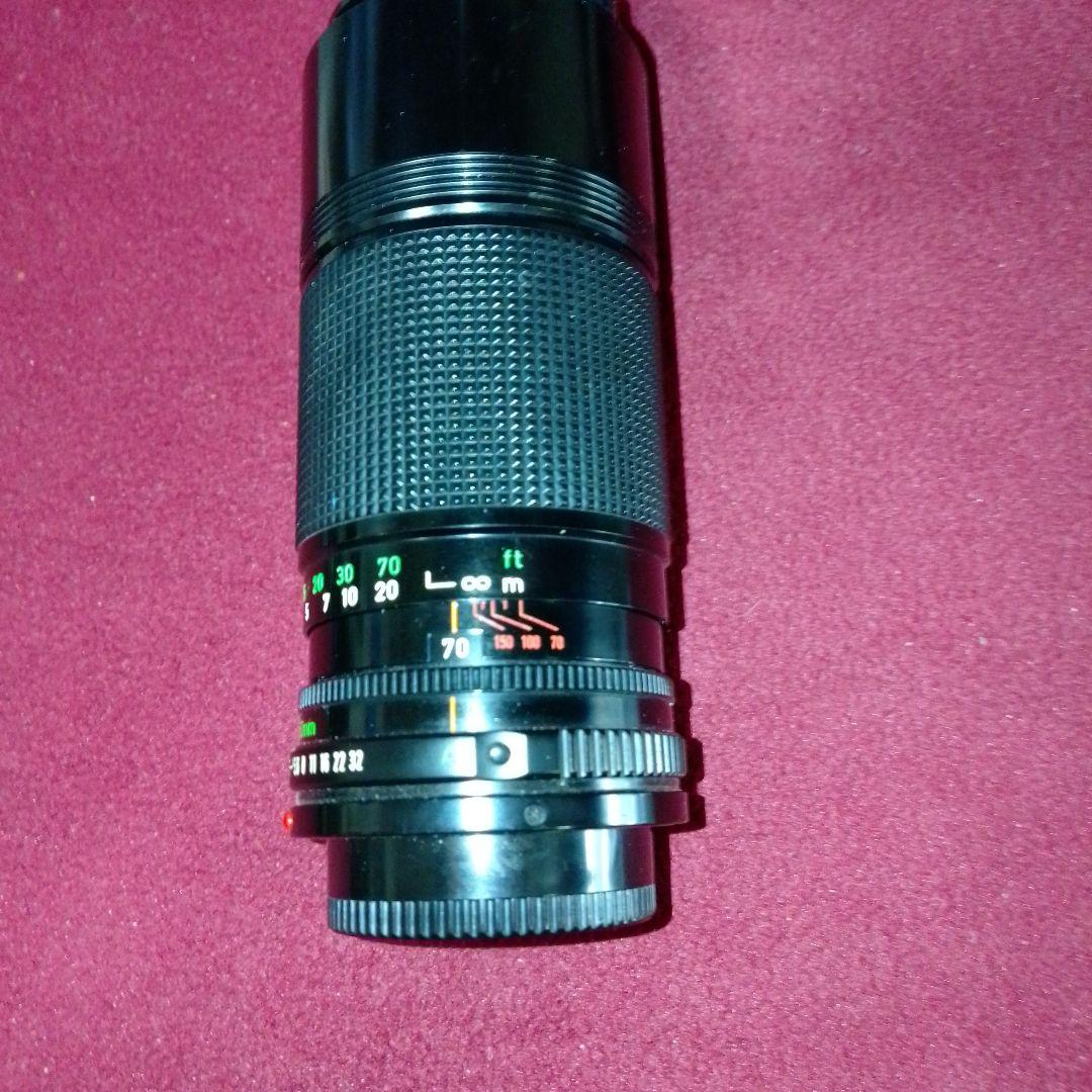 Canon AE-1 フィルムカメラ 70-150mmレンズ付き　動作未確認