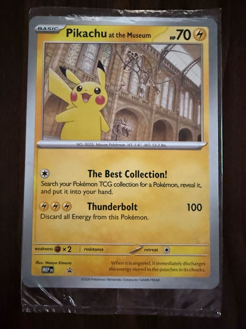 2枚セット！ Pikachu at the Museum ピカチュウ ロンドン