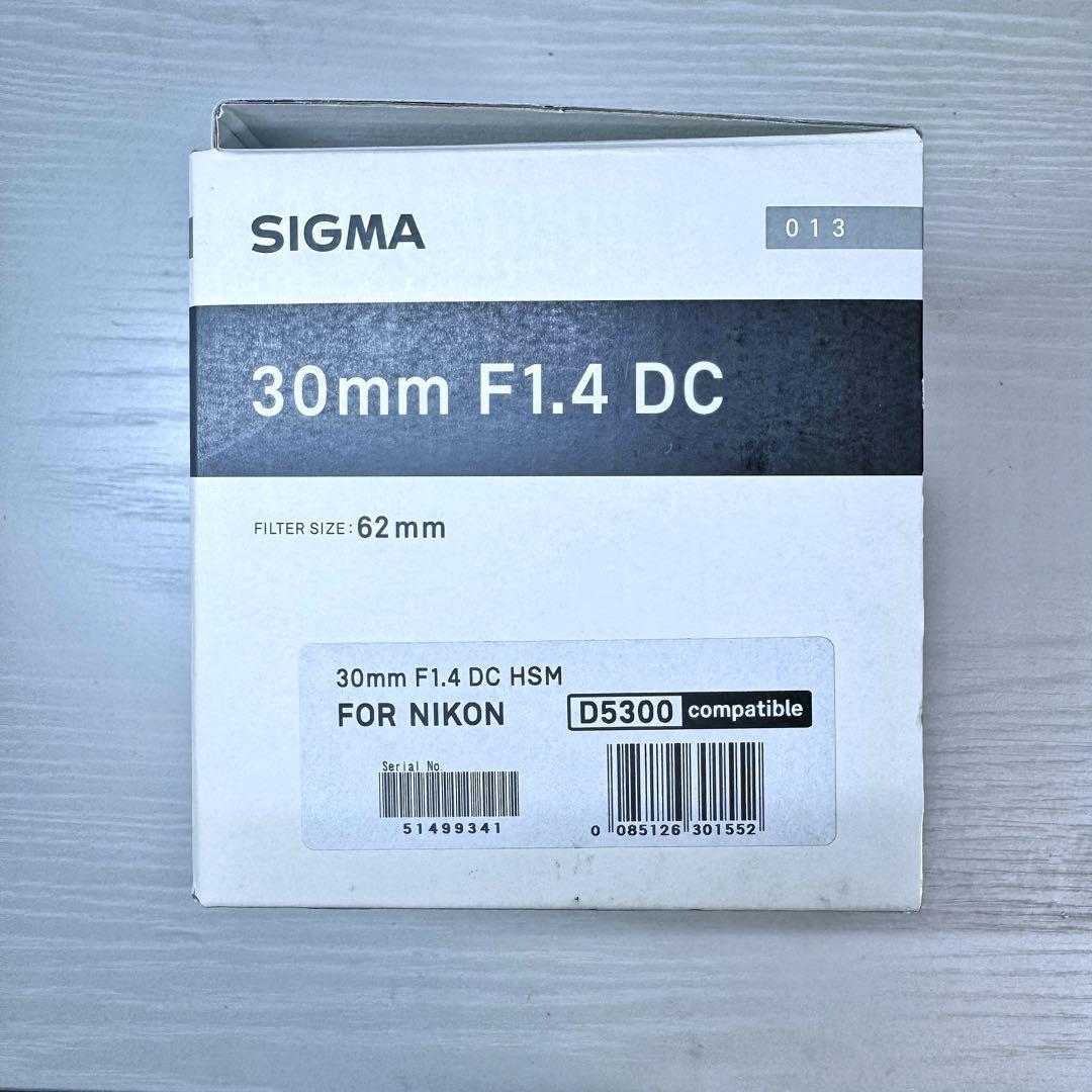 SIGMA 30mm F1.4 DC HSM レンズ NIKON用マウント