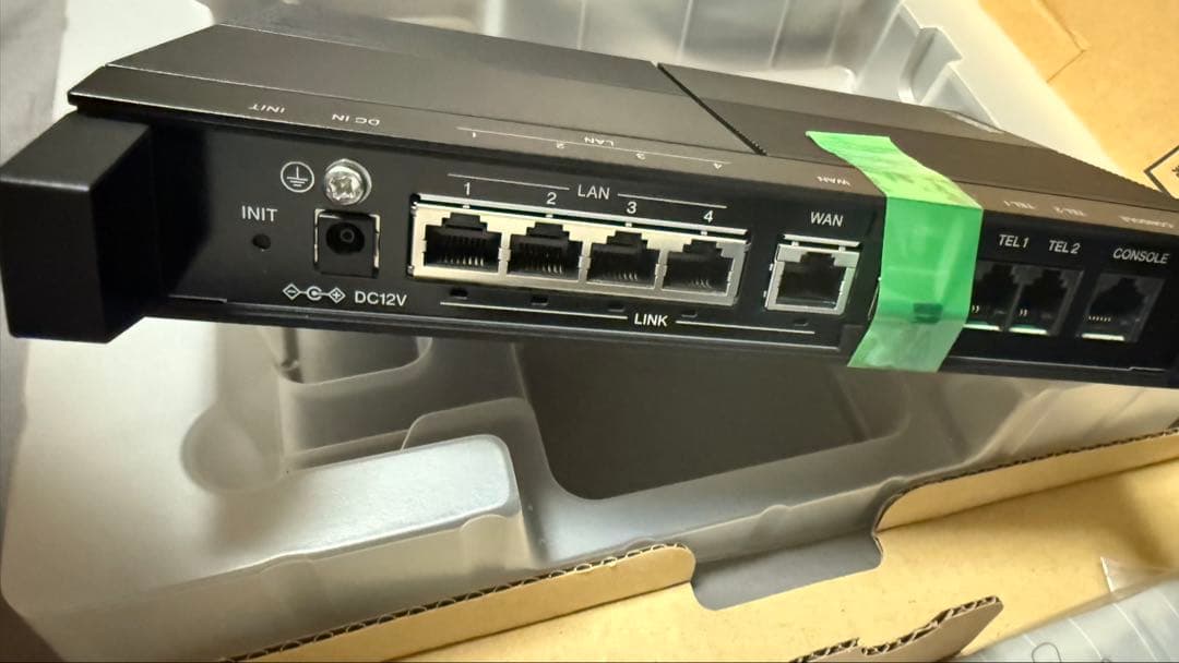 YAMAHA NVR510 ギガアクセスVoIPルーター 未使用品 付属品完備