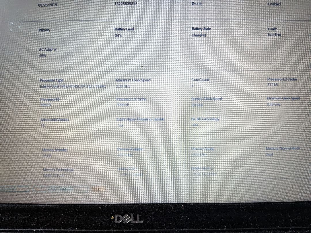 DELL 3500 / i3 / メモリ16GB / 起動不可 ジャンク