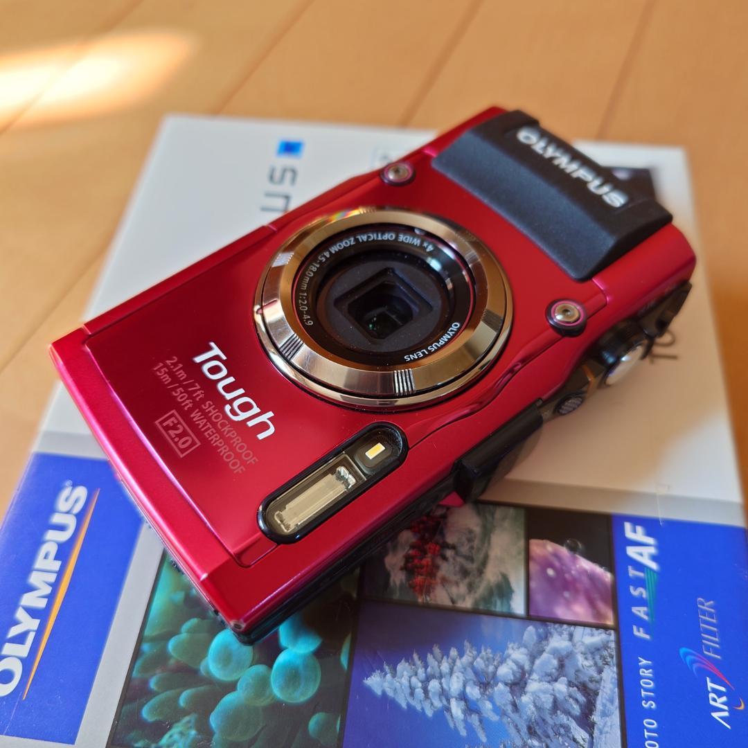 オリンパス OLYMPUS STYLUS TG-3 Tough レッド