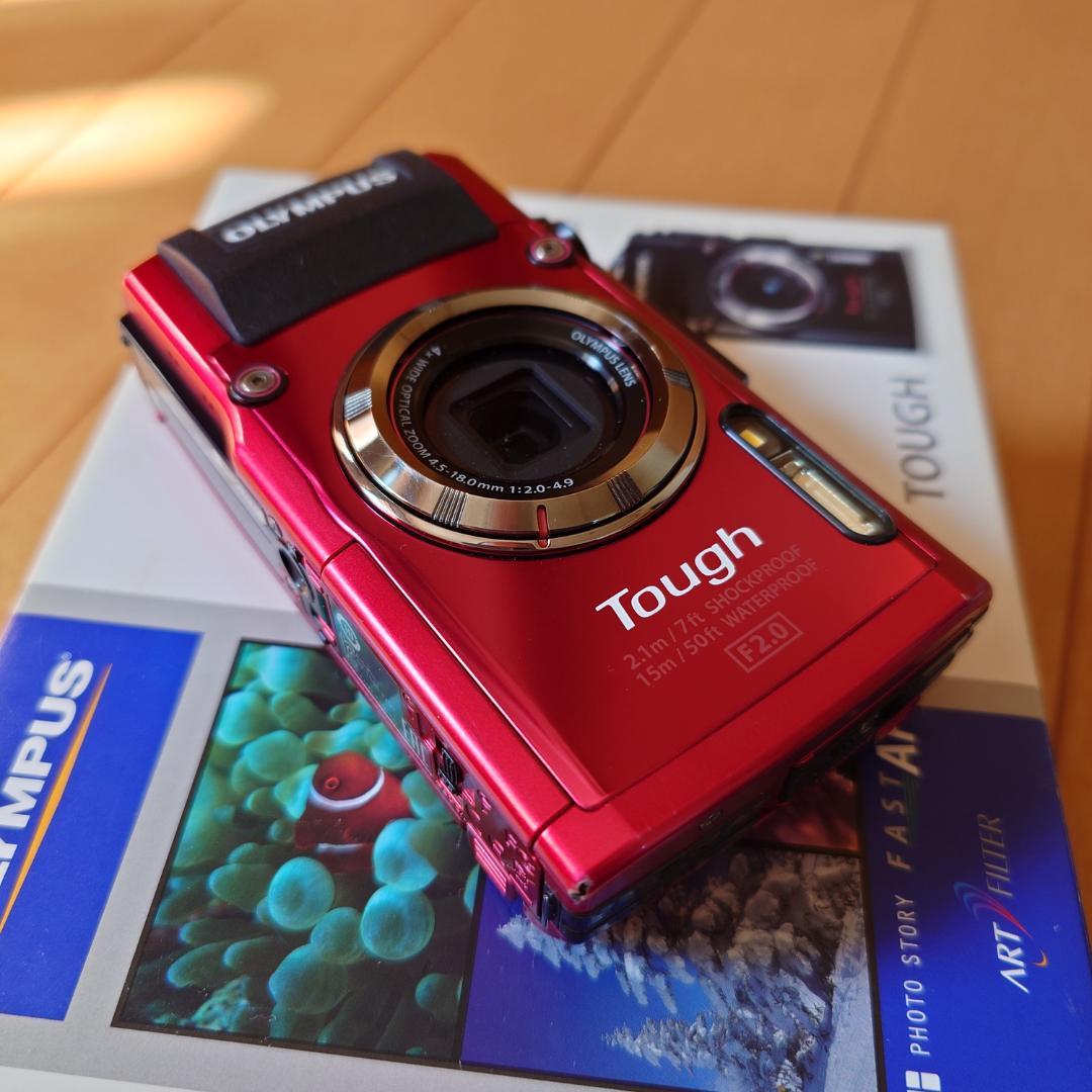 オリンパス OLYMPUS STYLUS TG-3 Tough レッド