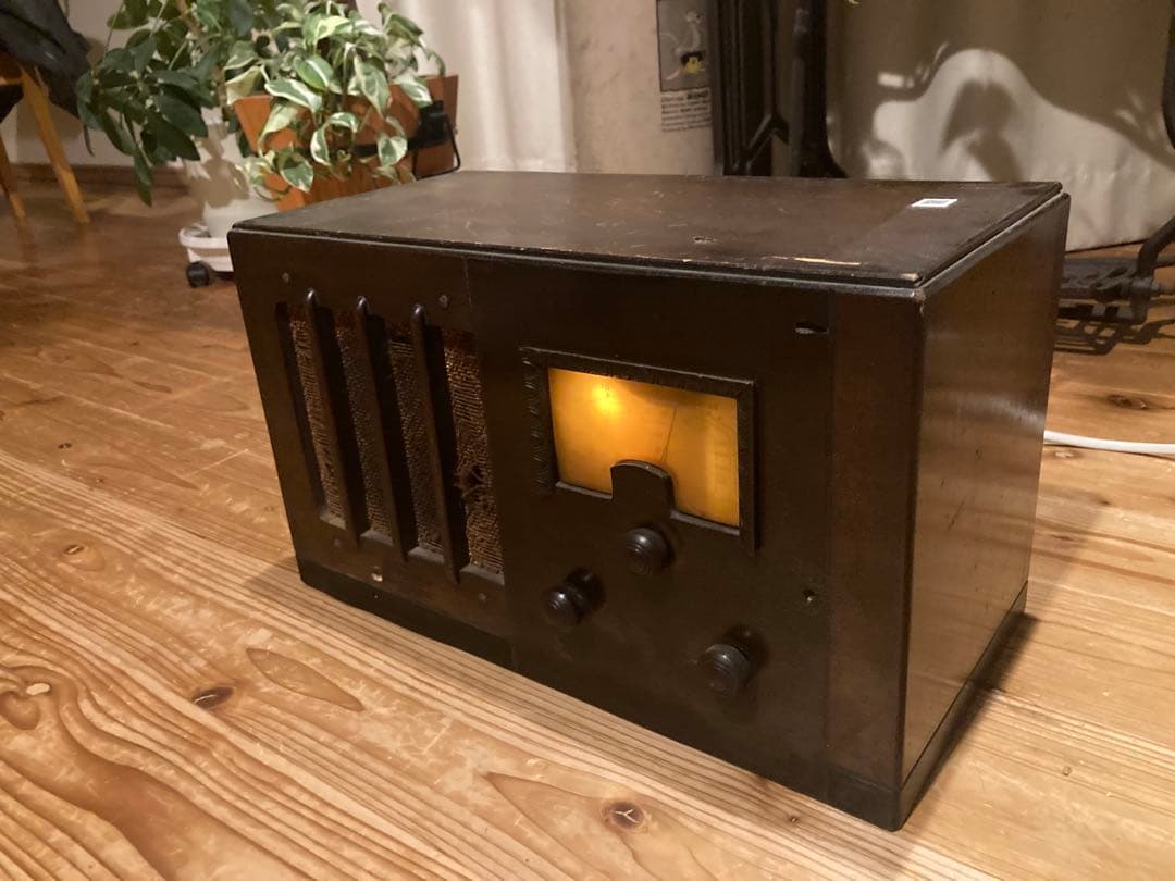 昭和レトロ　双葉電気 真空管ラジオベース Bluetoothスピーカー