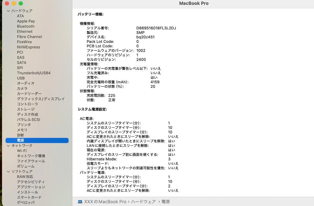 MacBook本体 MacBook Pro 13 2019 16GB 512GB Touch Bar