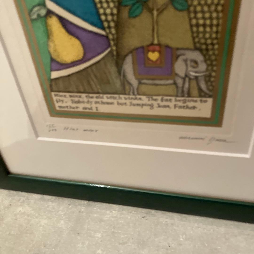 小澤摩純　Hinx minx 銅板画　155/200