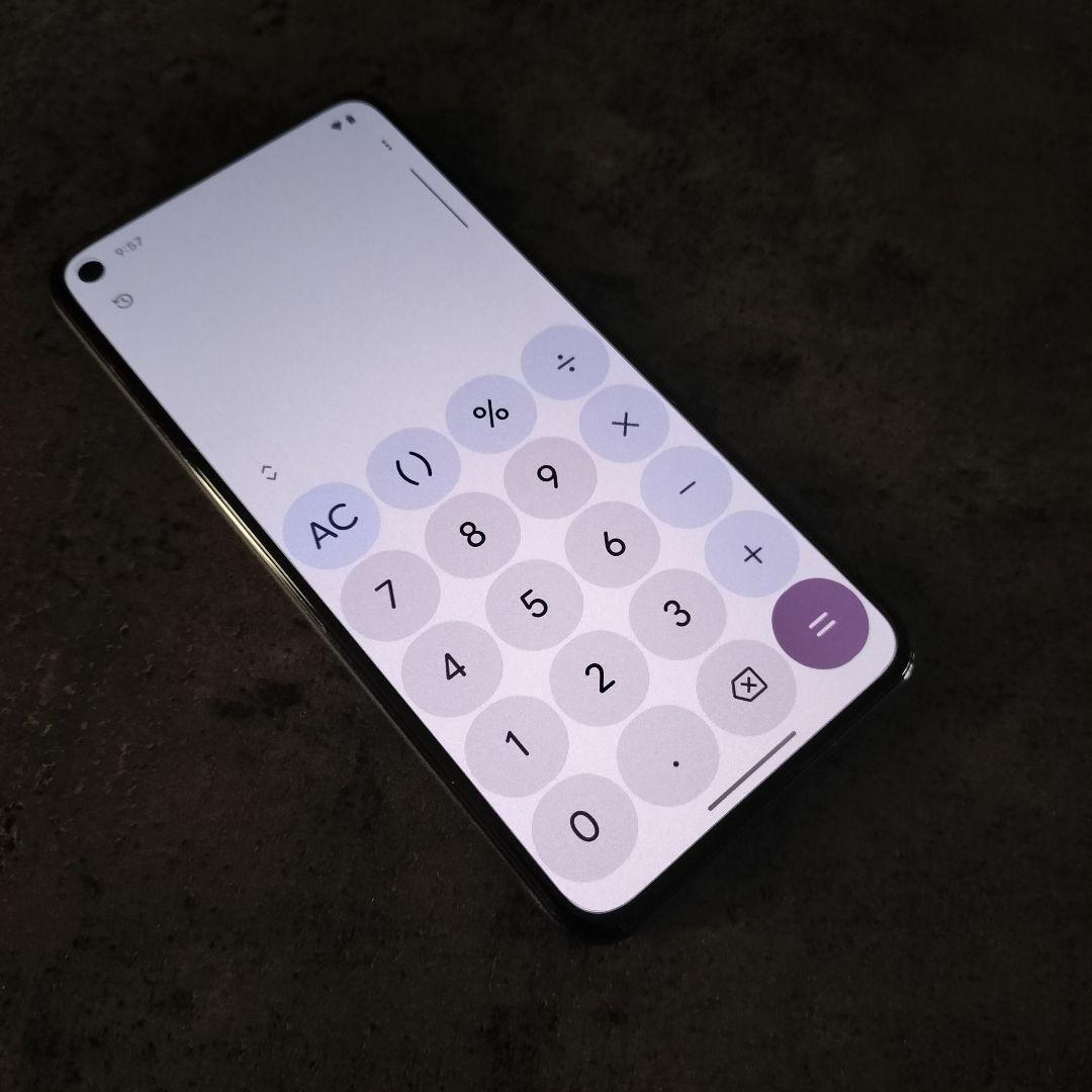 美品■pixel 5ブラック本体のみ