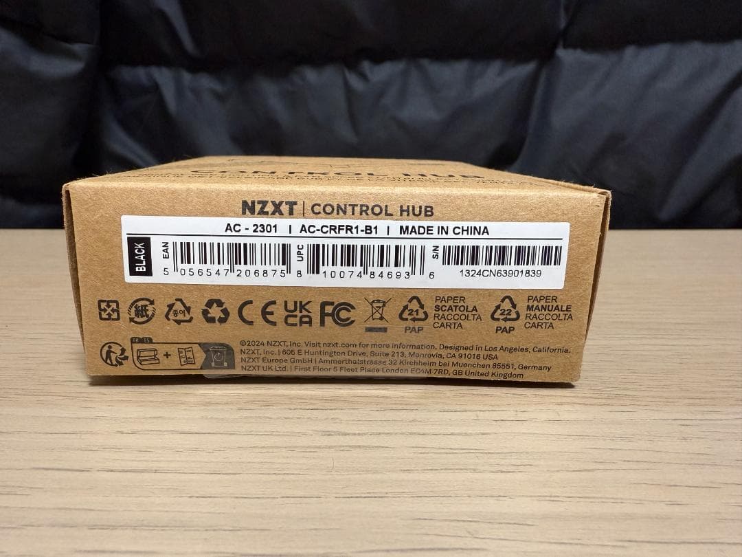 【新品未開封】NZXT Control Hub RGB & ファンコントローラー