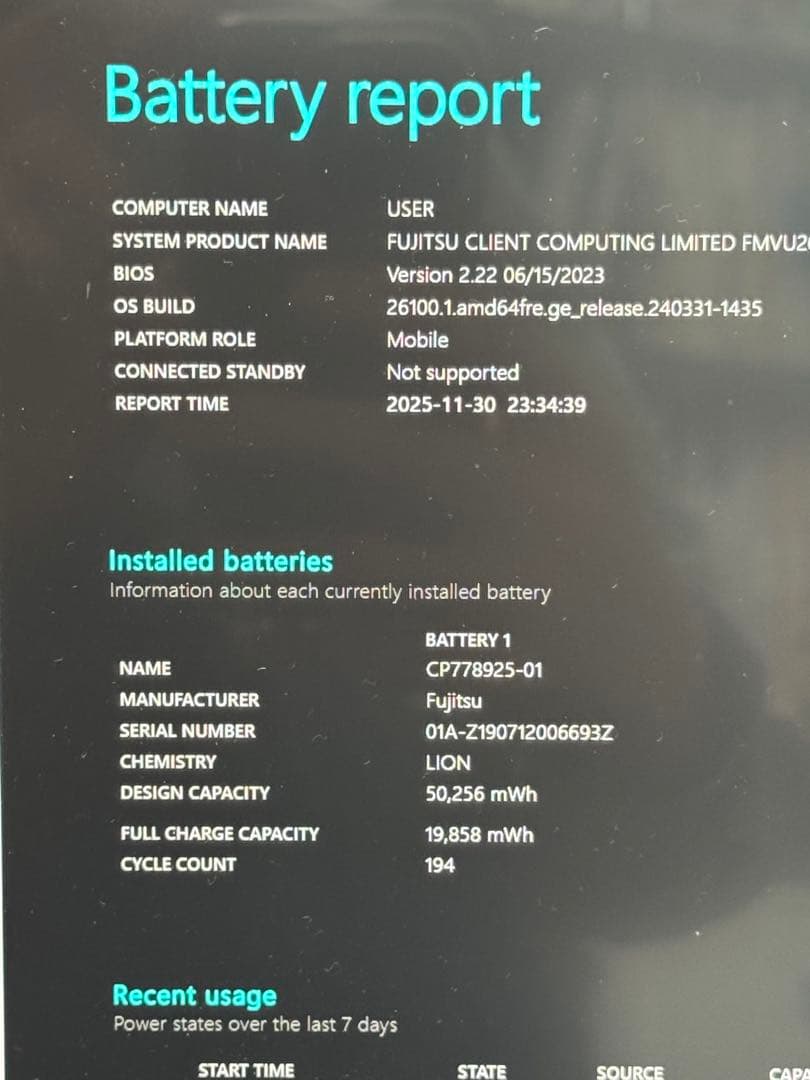 【訳アリ】LIFEBOOK U939X/A 富士通