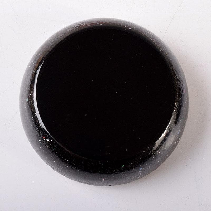 茶道具　黒漆　螺鈿装飾　流水蒔絵　香合　時代箱　V　8171
