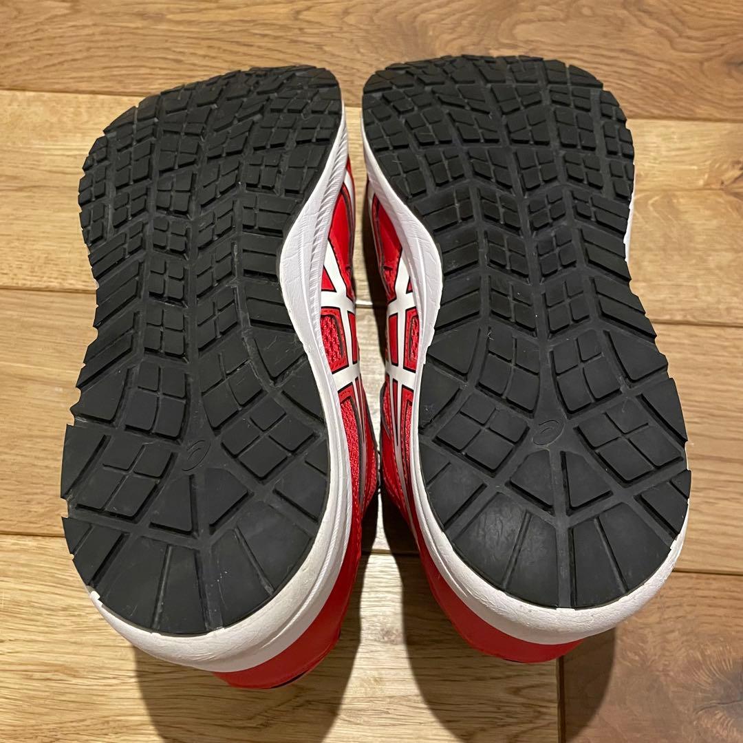 中古asics WINJOB CP219 80A 27.0cm レッド/ホワイト