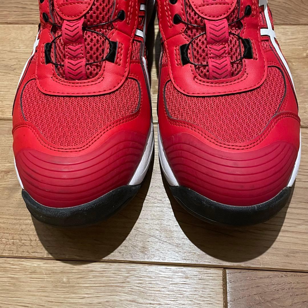 中古asics WINJOB CP219 80A 27.0cm レッド/ホワイト