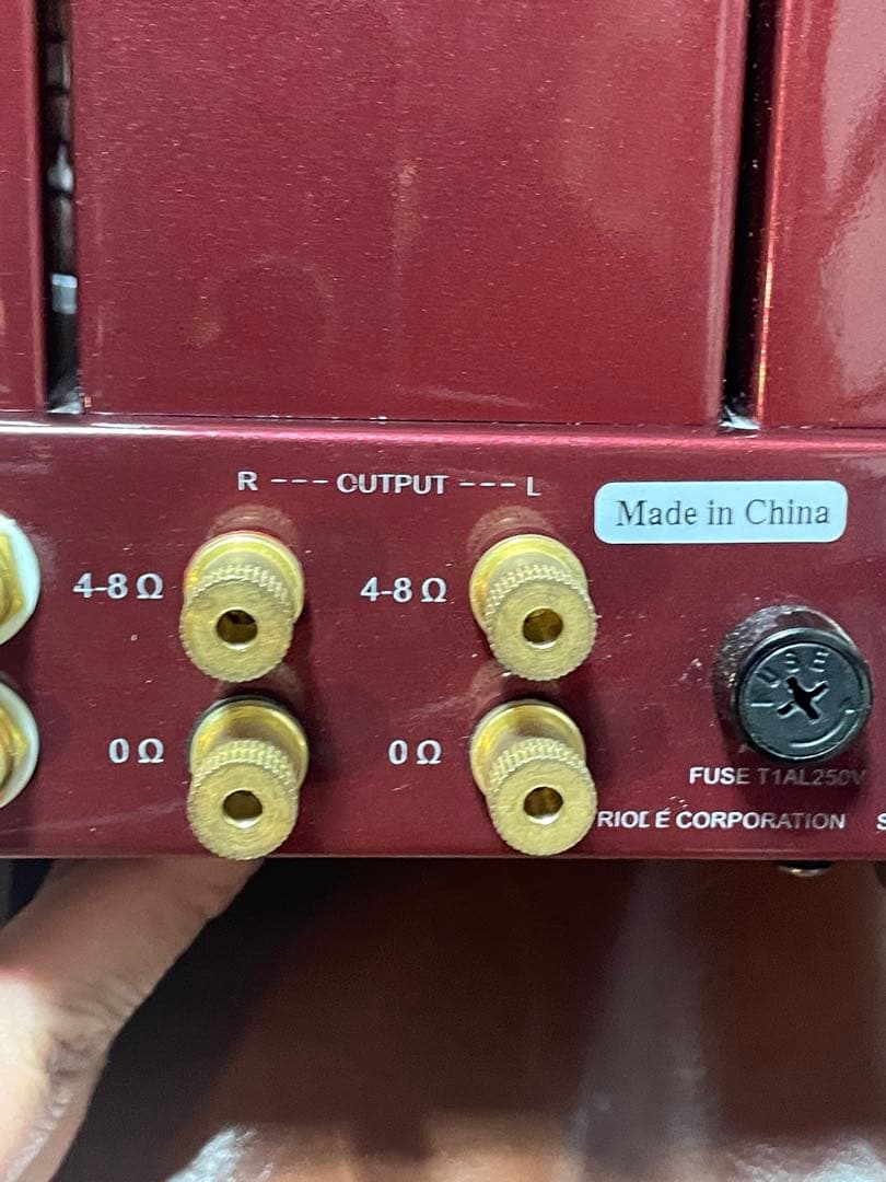 TRIODE Ruby 真空管アンプ