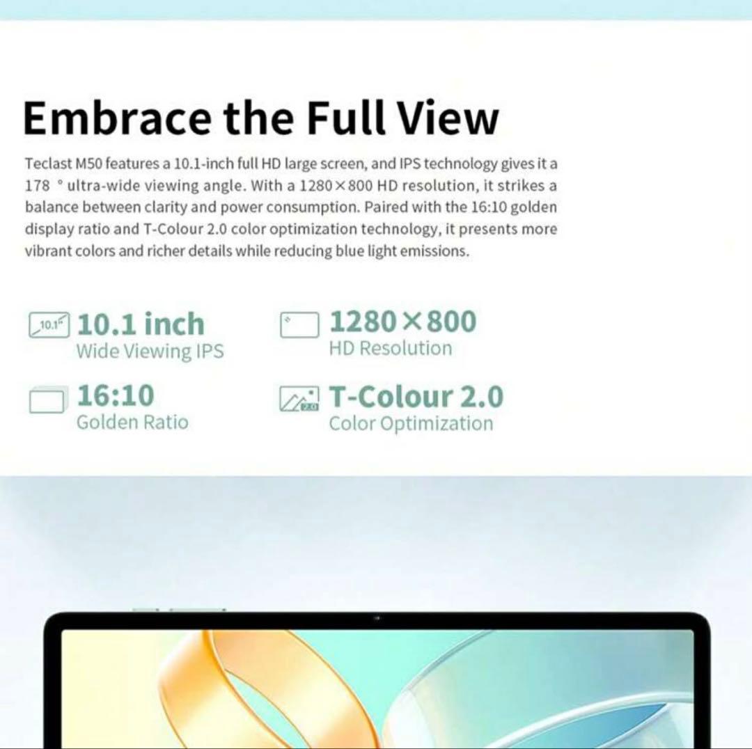 TECLAST M50 10.1インチ タブレット