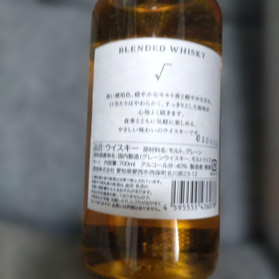 ♫ブレンデッドウイスキー 700ml 40%（箱付き）愛知 東海酒造