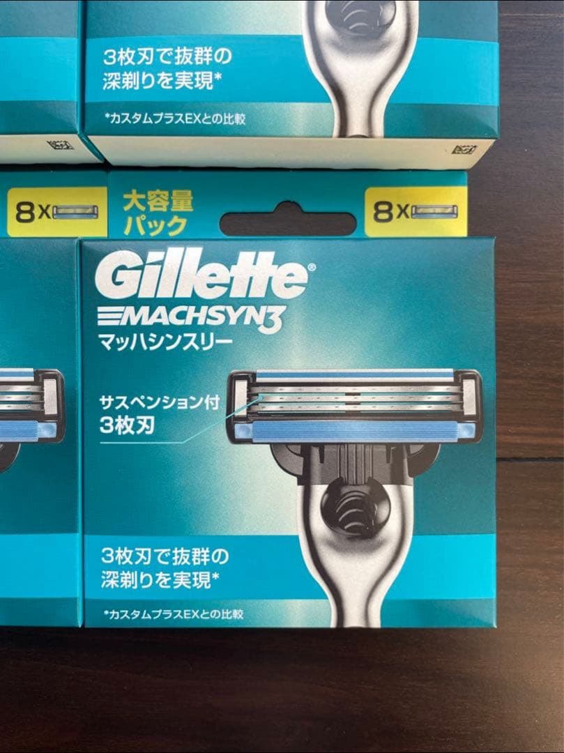 Gillette MACH3 替え刃 8個入　12箱セット。