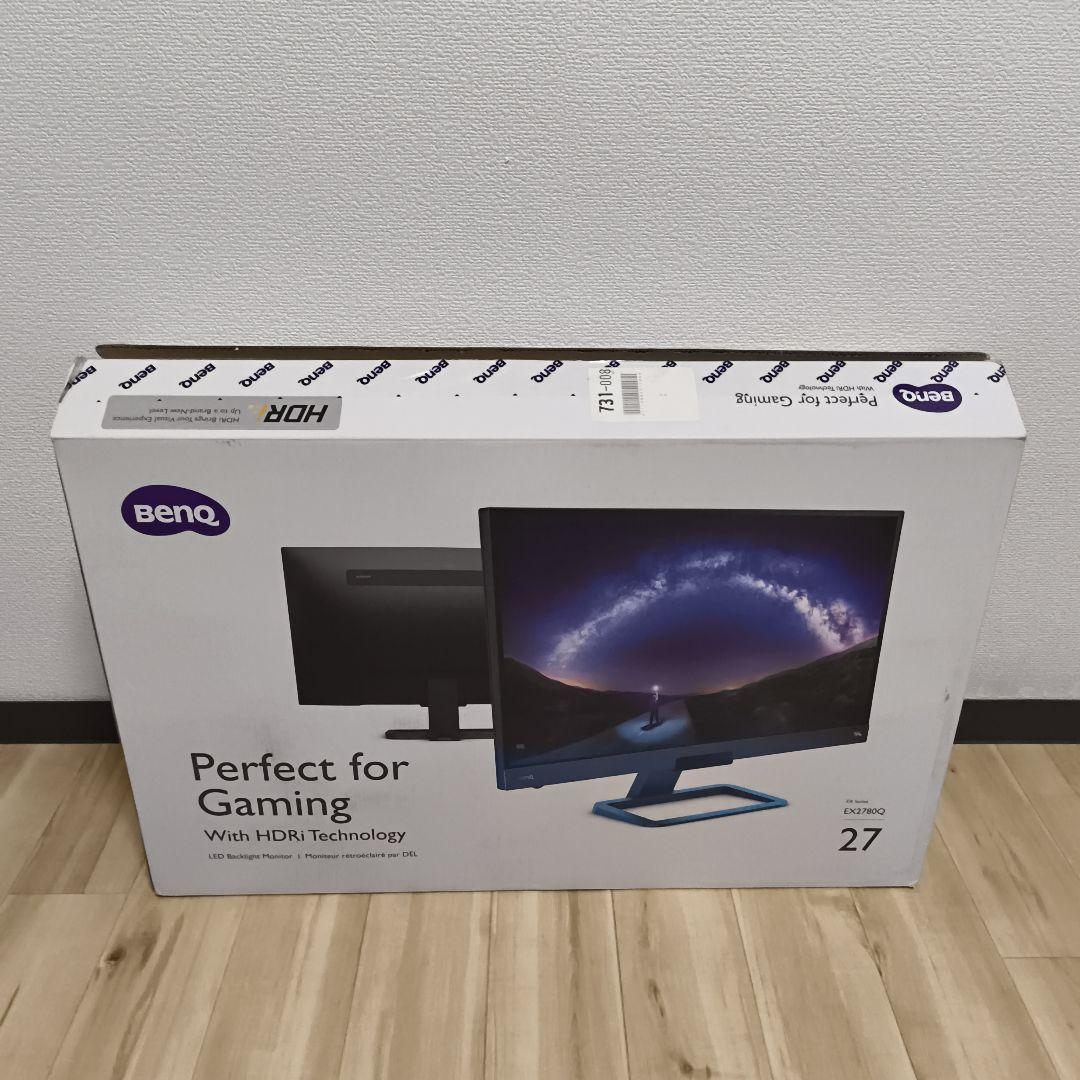 BenQ EX2780Q WQHDモニター リモコン付き