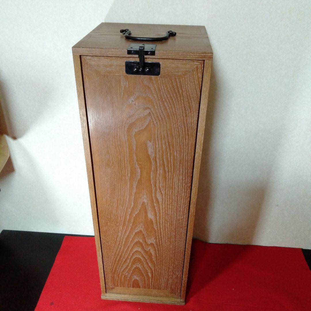 桑材　短冊茶箱