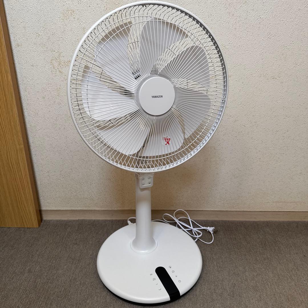 山善 扇風機 DCモーター ハイリビング扇風機 YHX-BED35(W)