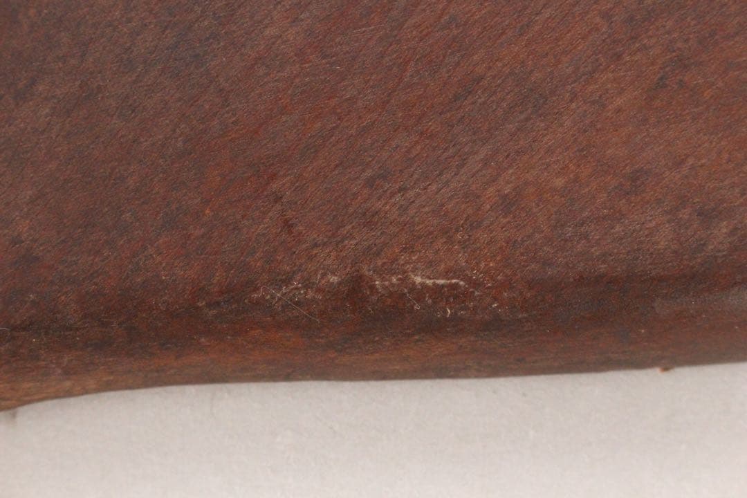 No5833 木彫　葉盆　横幅46cm 木製　無垢　煎茶道具　トレイ　送料無料