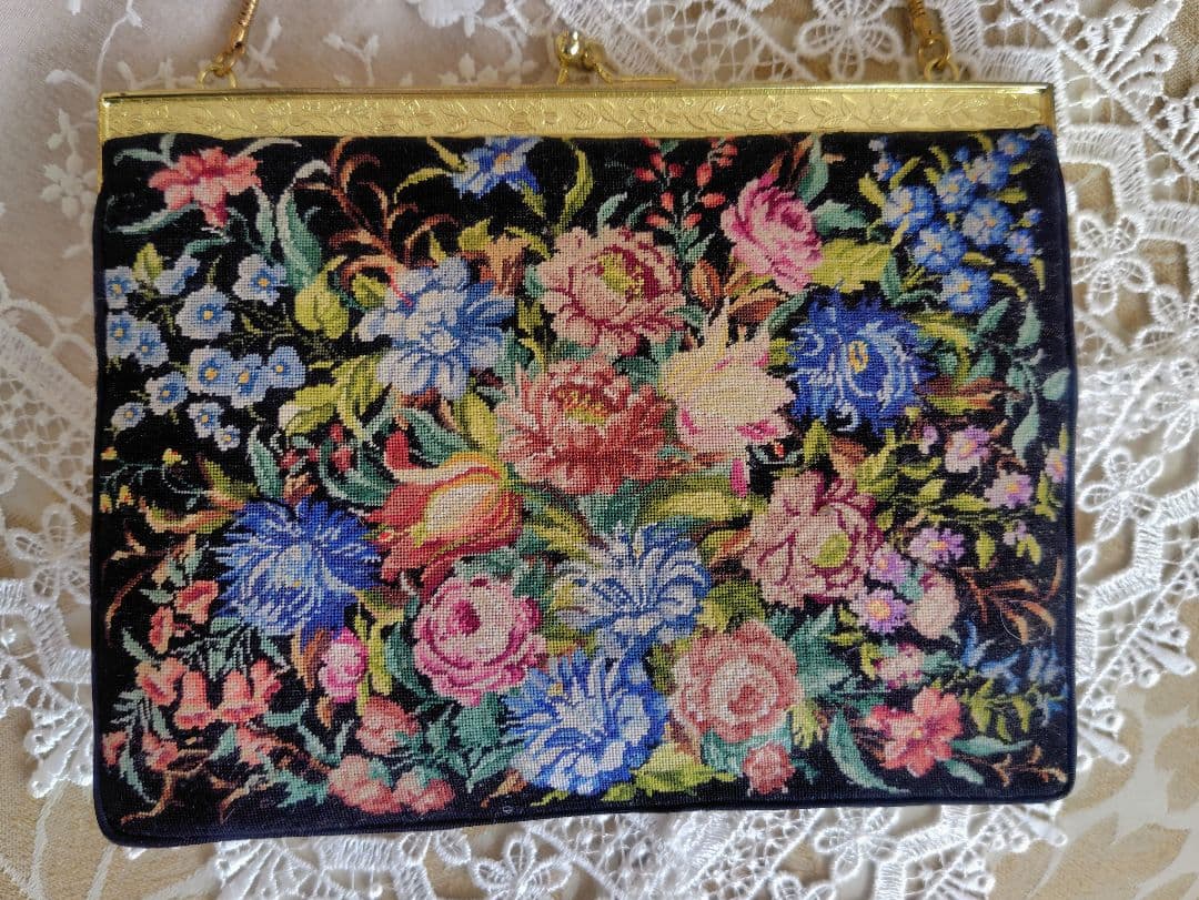 ♥プチポアン刺繍バッグ