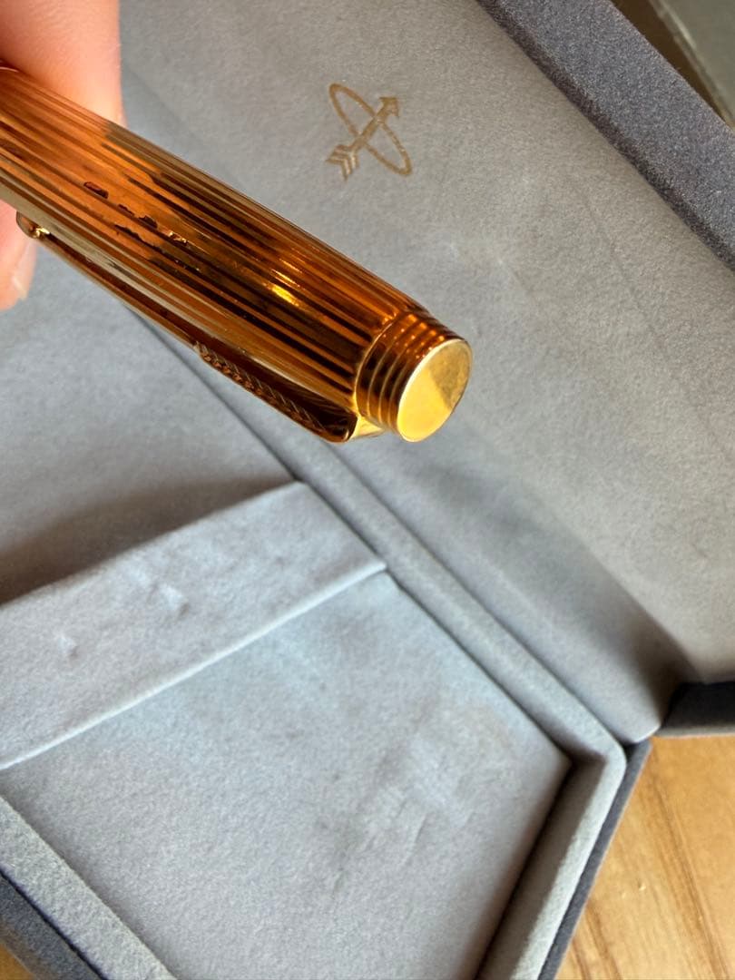 PARKER パーカー 万年筆 14K ペン先XF ゴールド 金張り フランス製
