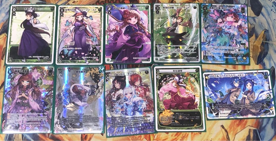 wixoss アン デッキ オールスター