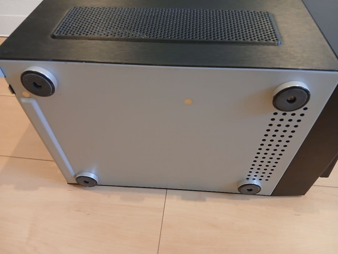 PCパーツ　 PC ケース　Mini-ITX　HDD2ベイ　NAS向き　電源付き