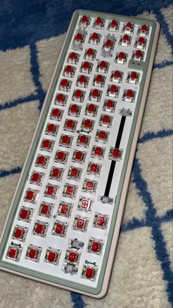 Varmilo minilo 75% ゲーミングキーボード gateron赤軸