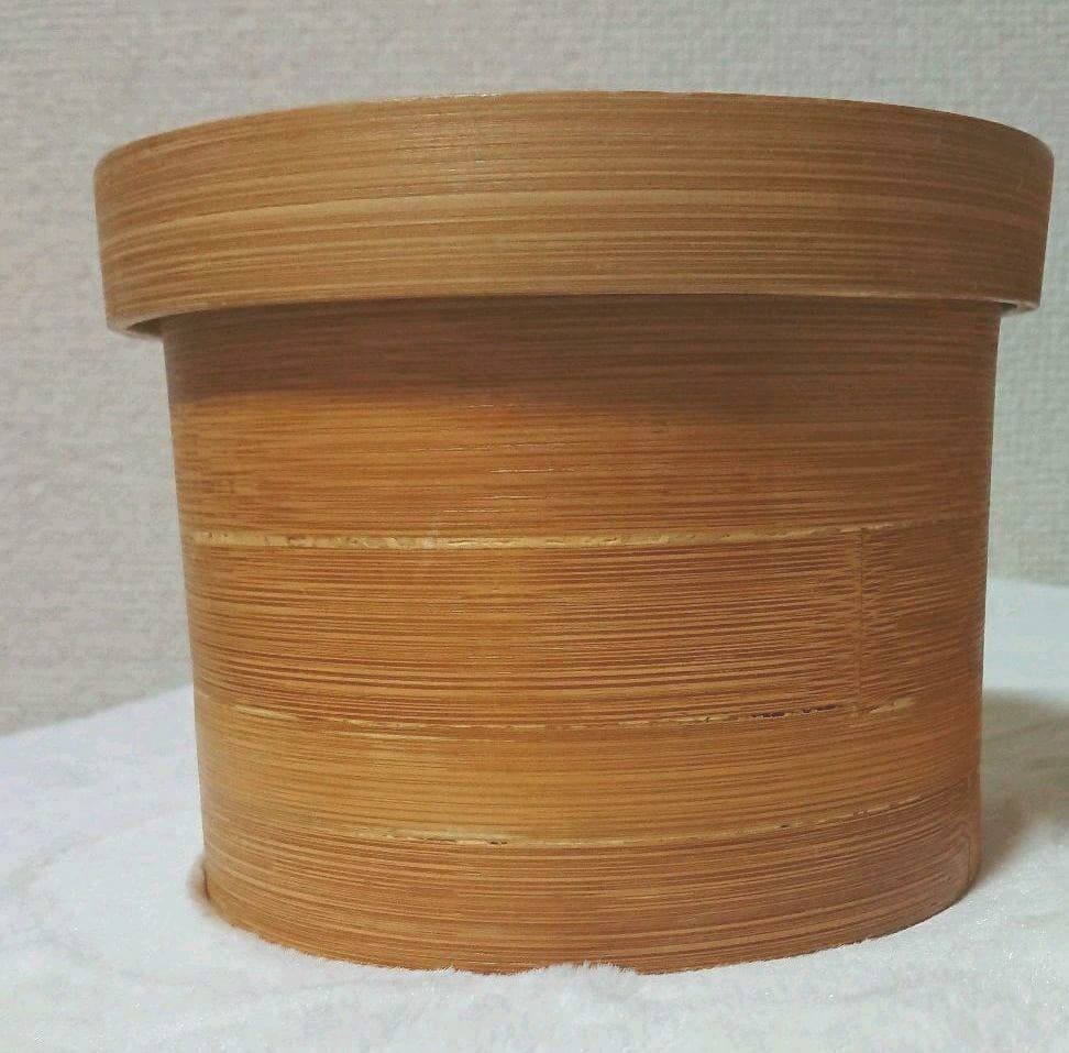 北欧プライウッドの蓋付き小物入れ       ヴィンテージプライウッドbox