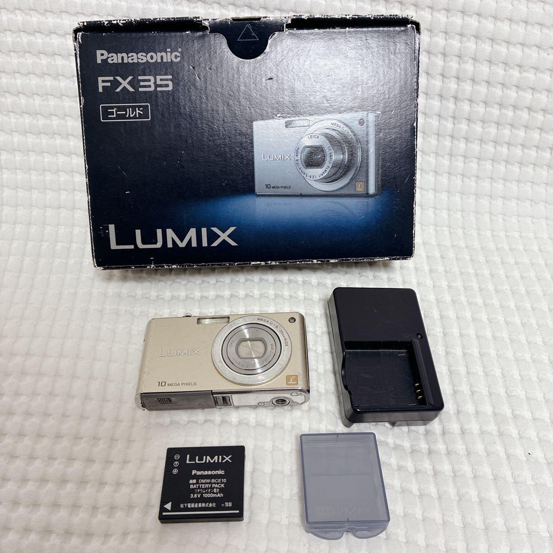 【完動品】Panasonic パナソニック LUMIXDMC-FX35 ゴールド