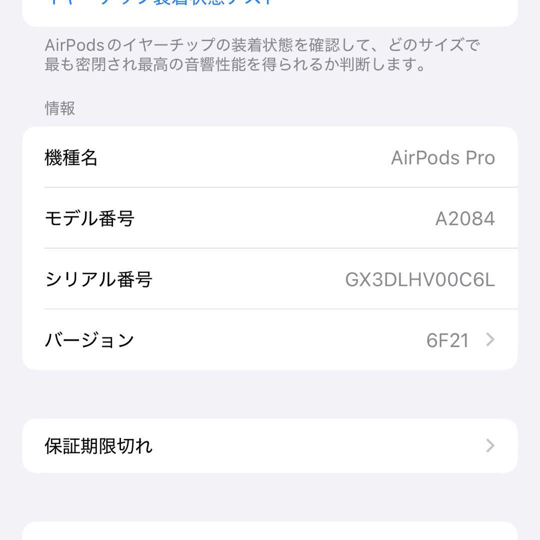 AirPods Pro（第1世代）